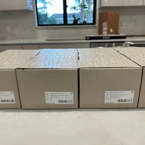 Golden Goose White and Blue Men's Shoes - Picture 6 of 8